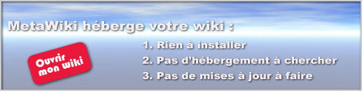 MetaWiki héberge votre wiki